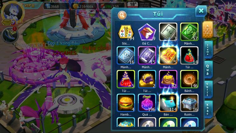 MÃ : #TTS3243 - SV 1310 - V8 - 1K8 SÁCH - PALKIA CỘNG HƯỞNG RAYQUAZA BÁ CHỦ UNVOA WB BC CẶP CÁ BC YVETAL BC CẶP LATI BC