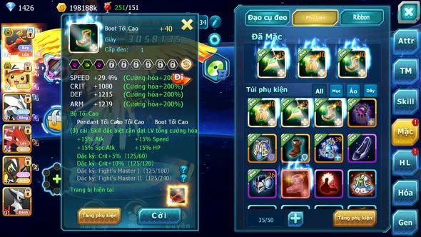 MÃ : #TTS3241 - SV 1330 - HOOH BC PIKACHU BC UNVOA QVLD TAPU KOKO ARC LỬA HENTRAN