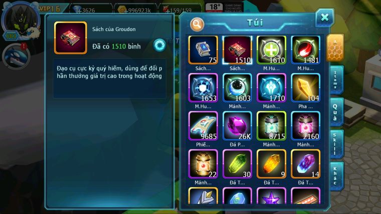 MÃ : #TTS3246 - SV 558 - TOP7 - V16 - 1K5 SÁCH - WHITE BLACK CỘNG HƯỞNG DYNAMAX RAYQUAZA DYNAMAX HOOH DYNAMAX HOOPA BÁ CHỦ 3 TEAM CỰC NGON CHO AE