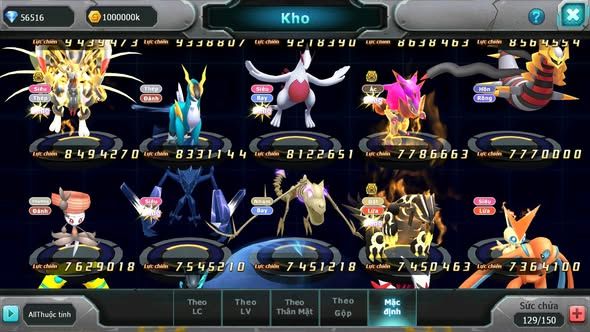 MÃ : #TTS3272 - SV 804 - TOP3 ALL - 1K4 SÁCH - V15 - HOOH CH DYNAMAX WB CH DYNAMAX YVETAL CH RAY DYNAMAX PR DIALGA CẶP LATI BC