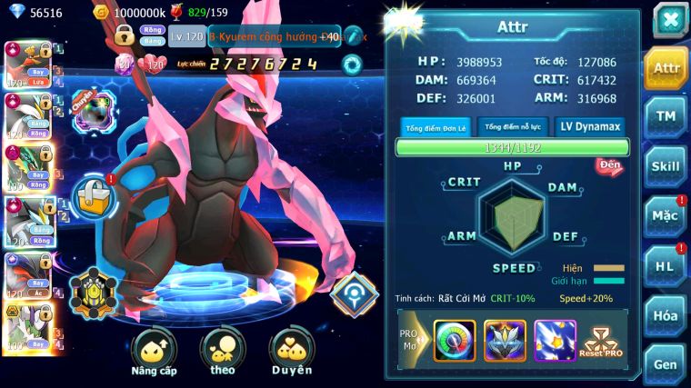 MÃ : #TTS3272 - SV 804 - TOP3 ALL - 1K4 SÁCH - V15 - HOOH CH DYNAMAX WB CH DYNAMAX YVETAL CH RAY DYNAMAX PR DIALGA CẶP LATI BC