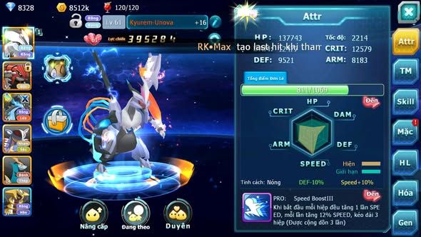 MÃ : #TTS3278 - SV 1751 - TOP43 - UNVOA GROUDON CHAR AMDLO