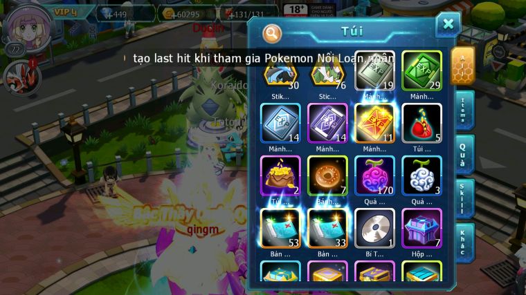 MÃ : #TTS3281 - SV1731 - HOOH UNVOA LUGIA CELEBI GOODRA