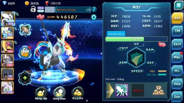 MÃ : #TTS3289 - SV 1372 - UNVOA THẦN ĐIỆN MEW GIÁP SHADOW LUGIA QUÁ NGON