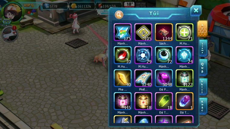 MÃ : #TTS3286 - SV 1592 - V9 - PALKIA CỘNG HƯỞNG FULL SS HOOH BC UNVOA KYOGRE BC QVLD CẶP LATI