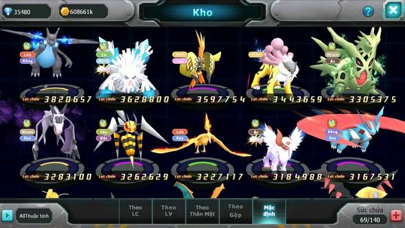 MÃ : #TTS3297 - SV 1418 - TOP15 - V12 - 1K SÁCH - 35K KC - HOOH CH DYNAMAX FULL SS CHỈ SỐ SIÊU CAO - YVETAL CỘNG HƯỞNG - PALKIA BC - THẦN GIÓ BC QVLD BC