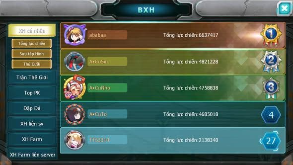 MÃ : #TTS3314 - SV 1758 TOP27 - UNVOA MELOHETTA CHAR ĐUA TOP OK