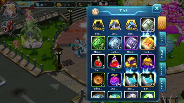 MÃ : #TTS3314 - SV 1758 TOP27 - UNVOA MELOHETTA CHAR ĐUA TOP OK