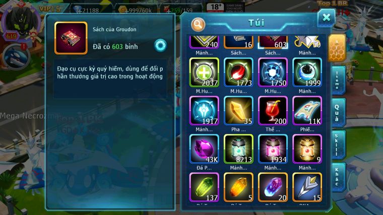 MÃ : #TTS3317 - SV 301 - TOP15 - V15 - HOOH CH DYNAMAX RAYQUAZA BC HOOPA BÁ CHỦ UNVOA WB BÁ CHỦ QUÁ NGON LÀNH