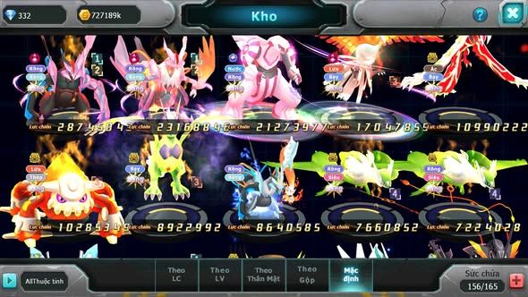 MÃ : #TTS3322 - SV 1216 - V11 - TOP6LC - BLACK WHITE KYUREM CỘNG HƯỞNG DYNAMAX PALKIA CH HOOH CH DYNAMAX YVETAL BC THẦN GIÓ BC