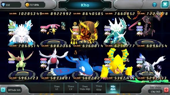 MÃ : #TTS3322 - SV 1216 - V11 - TOP6LC - BLACK WHITE KYUREM CỘNG HƯỞNG DYNAMAX PALKIA CH HOOH CH DYNAMAX YVETAL BC THẦN GIÓ BC