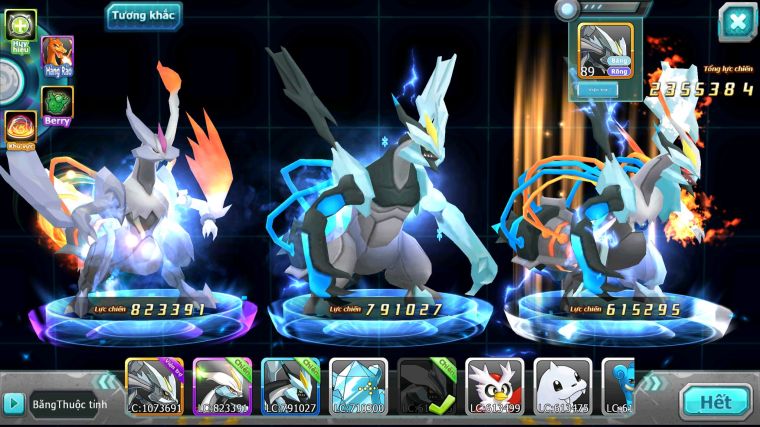 MÃ : #TTS3330 - SV 1698 - TOP15 - V6 - DRAK HOOH LUGIA BÁ CHỦ ZEVIL UNVOA WB CẶP LATI YVETAL KUYREM