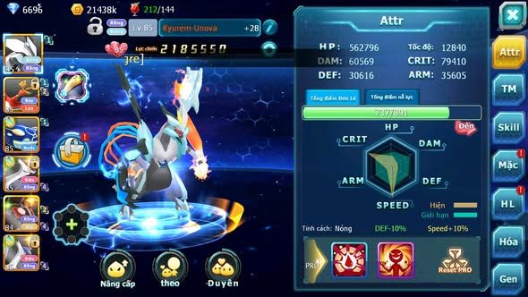 MÃ : #TTS3347 - SV 1721 - V8 - TOP 15 - 540 SÁCH - UNVOA HOOH KYOGRE CẶP LATI ZEVIL