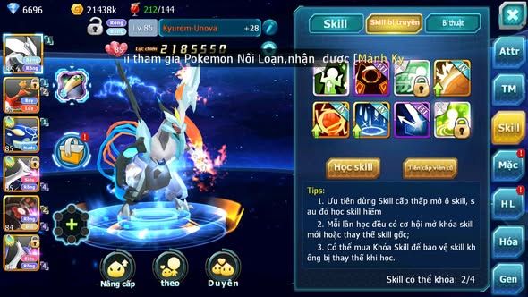 MÃ : #TTS3347 - SV 1721 - V8 - TOP 15 - 540 SÁCH - UNVOA HOOH KYOGRE CẶP LATI ZEVIL