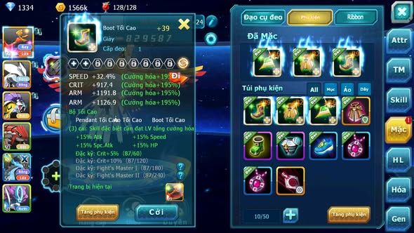 MÃ : #TTS3358 - SV 1764 - TOP18 - V5 - HOOH UNVOA RAIKOU GROUDON ĐUA TOP CỰC NGON