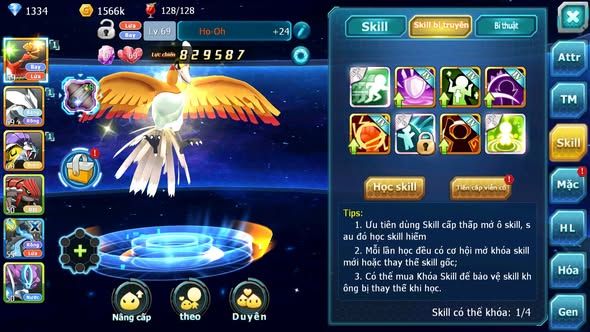 MÃ : #TTS3358 - SV 1764 - TOP18 - V5 - HOOH UNVOA RAIKOU GROUDON ĐUA TOP CỰC NGON