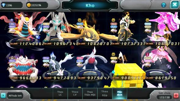 MÃ : #TTS3356 - SV 915 - TOP1 ALL - HOOH CH DYNAMAX WHITE BLACK CH DYNAMAX RAYQUAZA DYNAMAX HENTRAN CH SƯ TỬ CH YVETAL CH 8 CON ECHO