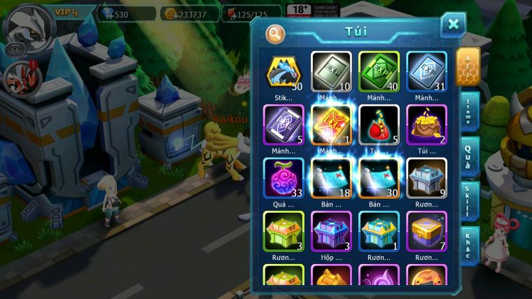 MÃ : #TTS3365 - SV 1760 - TOP40 - V4 - UNVOA THẦN ĐIỆN RAIKOU GOODRA