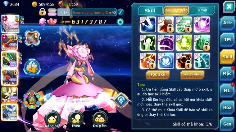 MÃ : #TTS3363 - SV 50 - TOP2-3 - DIANCIE CH DYNAMAX HOOH CH DYNAMAX  RAYQUAZA BÁ CHỦ YVETAL MEGA NECROMA HOOPA BÁ CHỦ