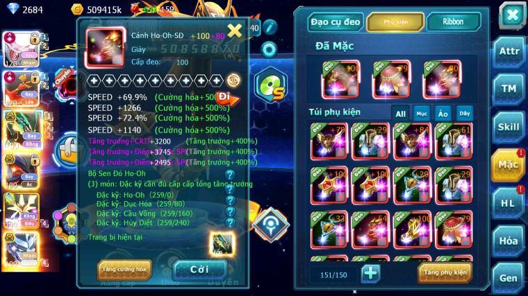 MÃ : #TTS3363 - SV 50 - TOP2-3 - DIANCIE CH DYNAMAX HOOH CH DYNAMAX  RAYQUAZA BÁ CHỦ YVETAL MEGA NECROMA HOOPA BÁ CHỦ