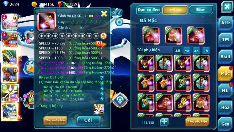 MÃ : #TTS3363 - SV 50 - TOP2-3 - DIANCIE CH DYNAMAX HOOH CH DYNAMAX  RAYQUAZA BÁ CHỦ YVETAL MEGA NECROMA HOOPA BÁ CHỦ