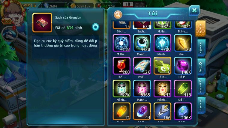 MÃ : #TTS3363 - SV 50 - TOP2-3 - DIANCIE CH DYNAMAX HOOH CH DYNAMAX  RAYQUAZA BÁ CHỦ YVETAL MEGA NECROMA HOOPA BÁ CHỦ