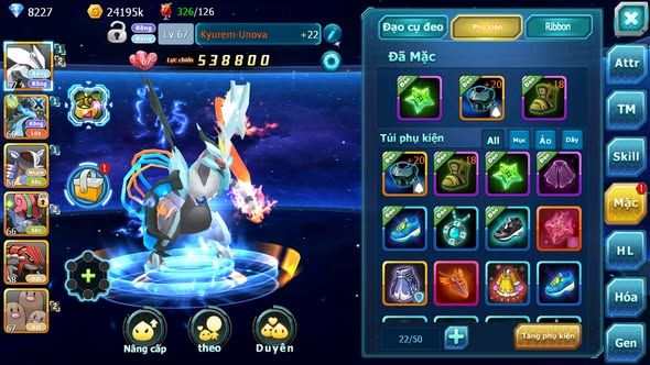 MÃ : #TTS3369 - SV 1764 - TOP41 - UNVOA MEGA CHAR AMDLO GROUDON