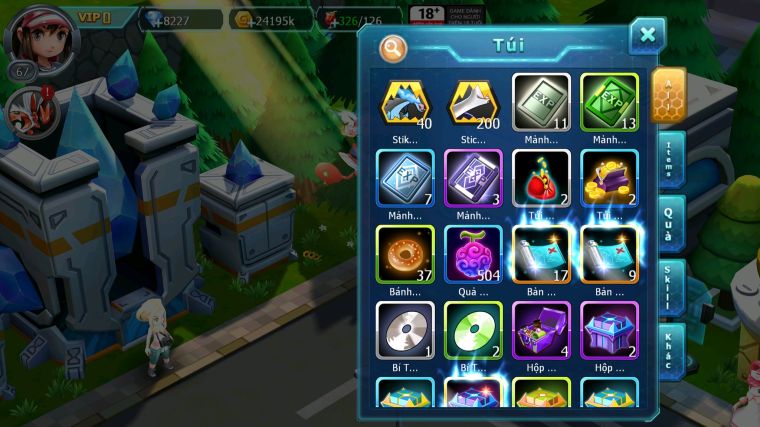 MÃ : #TTS3369 - SV 1764 - TOP41 - UNVOA MEGA CHAR AMDLO GROUDON