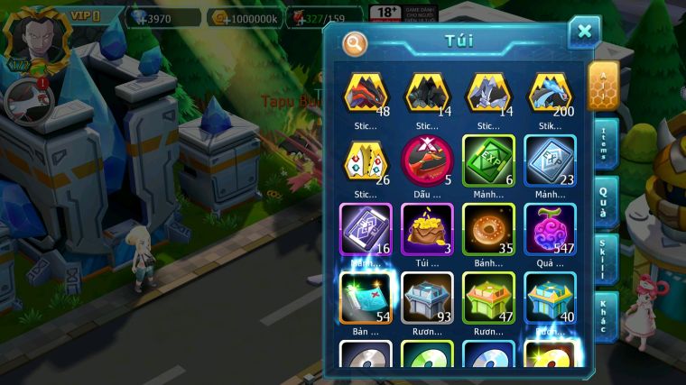 MÃ : #TTS3366 - SV 1412 - HOOH DYNAMAX TAPU BULU BÁ CHỦ QVLD BC THẦN GIÓ BC CẶP LATI BC