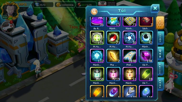 MÃ : #TTS3366 - SV 1412 - HOOH DYNAMAX TAPU BULU BÁ CHỦ QVLD BC THẦN GIÓ BC CẶP LATI BC