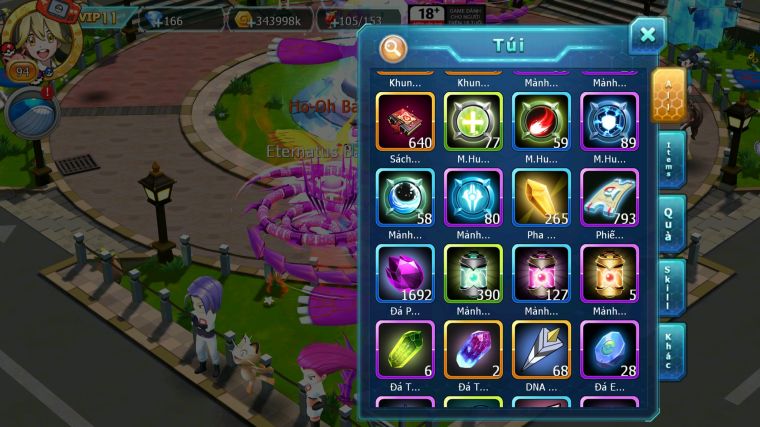 MÃ : #TTS3373 - SV 1572 - V11 - 640 SÁCH -HOOH BÁ CHỦ LUGIA BC YVETAL UNVOA THẦN GIÓ 200 MẢNH LATI BC THẦN GIÓ ĐỦ 200 MẢNH BC