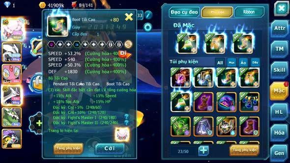 MÃ : #TTS3376 - SV 1753 - V10 - TOP5 - DIANCIE BC UNVOA MES LATI BC THẦN GIÓ RAIKOU NHIỀU PET HT