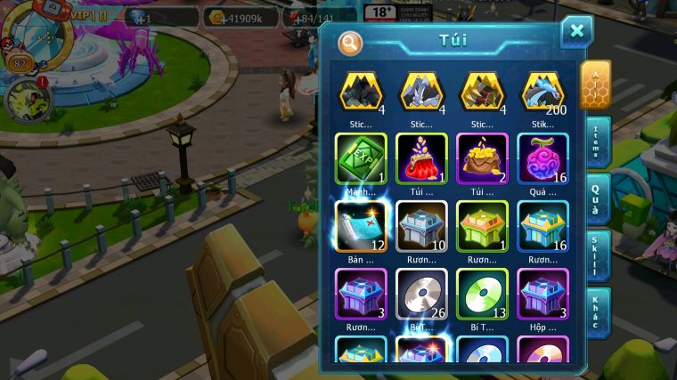 MÃ : #TTS3376 - SV 1753 - V10 - TOP5 - DIANCIE BC UNVOA MES LATI BC THẦN GIÓ RAIKOU NHIỀU PET HT