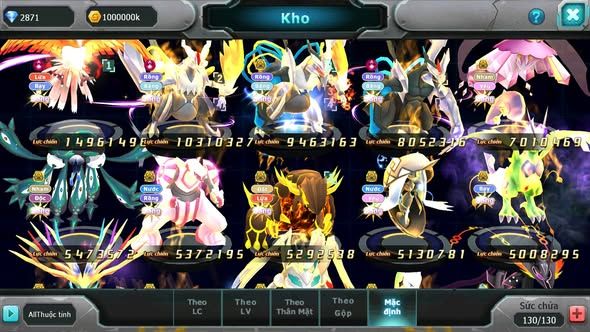 MÃ : #TTS3384 - SV 1265 - V15 - HOOH CH DYNAMAX UNVOA BÁ CHỦ WB DYNAMAX DIANCIE BC PALKIA BC QVLD BC TAPU FINI BC THẦN GIÓ BC