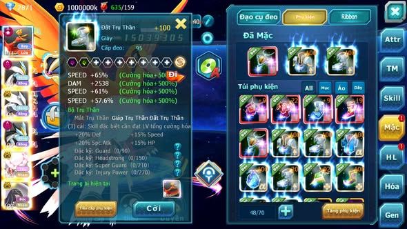 MÃ : #TTS3384 - SV 1265 - V15 - HOOH CH DYNAMAX UNVOA BÁ CHỦ WB DYNAMAX DIANCIE BC PALKIA BC QVLD BC TAPU FINI BC THẦN GIÓ BC