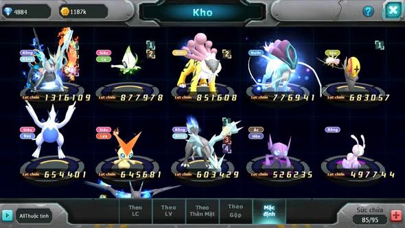 MÃ : #TTS3383 - SV 1758 - V6 - TOP14 - 500 SÁCH - UNVOA CELEBI RAIKOU SUICUN LUGIA VICTINI