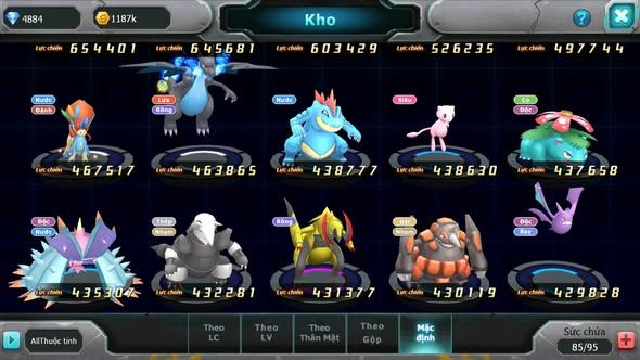 MÃ : #TTS3383 - SV 1758 - V6 - TOP14 - 500 SÁCH - UNVOA CELEBI RAIKOU SUICUN LUGIA VICTINI