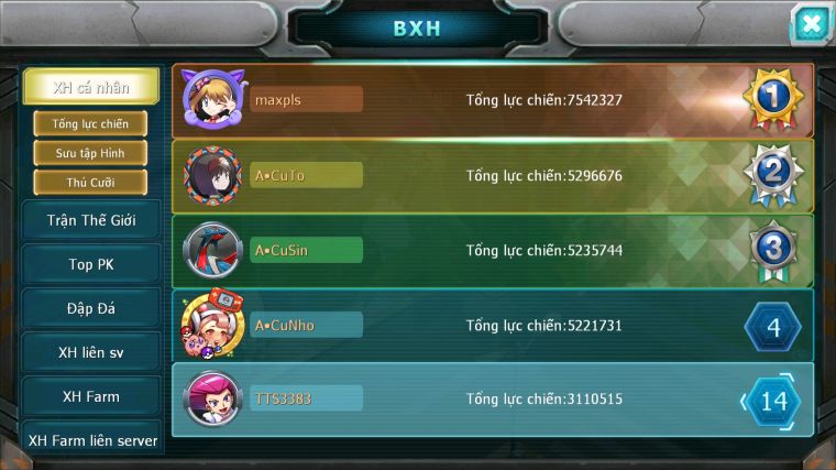 MÃ : #TTS3383 - SV 1758 - V6 - TOP14 - 500 SÁCH - UNVOA CELEBI RAIKOU SUICUN LUGIA VICTINI