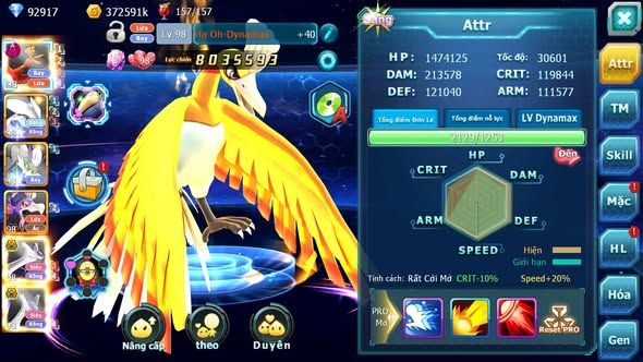 MÃ : #TTS3394 - SV 1701 - TOP37 PK - 92K KC - 1K3 SÁCH - HOOH DYNAMAX UNVOA THẦN GIÓ DRAK HOOH CẶP LATI BC