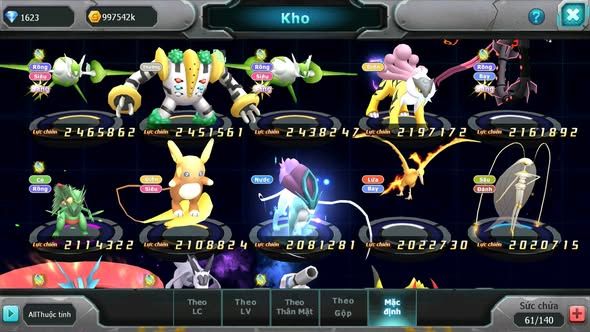 MÃ : #TTS3393 - SV 1383 - V11 - HOOH DYNAMAX DIANCIE DYNAMAX LUGIA BC UNVOA QVLD BC TAPU LE LE BC THẦN GIÓ BC GROUDON BC