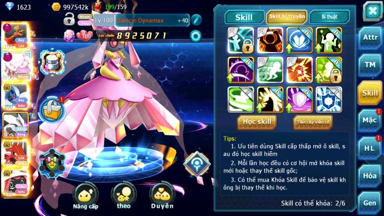 MÃ : #TTS3393 - SV 1383 - V11 - HOOH DYNAMAX DIANCIE DYNAMAX LUGIA BC UNVOA QVLD BC TAPU LE LE BC THẦN GIÓ BC GROUDON BC