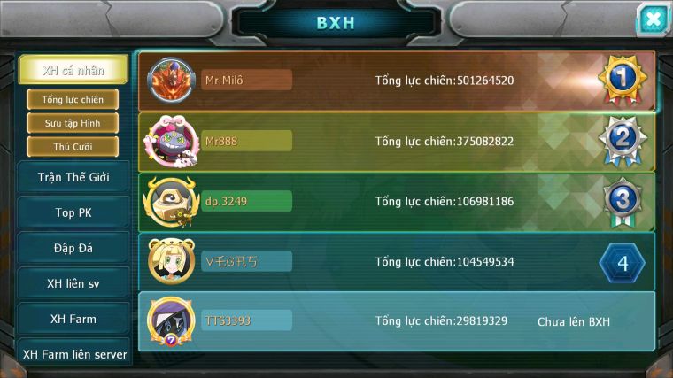 MÃ : #TTS3393 - SV 1383 - V11 - HOOH DYNAMAX DIANCIE DYNAMAX LUGIA BC UNVOA QVLD BC TAPU LE LE BC THẦN GIÓ BC GROUDON BC