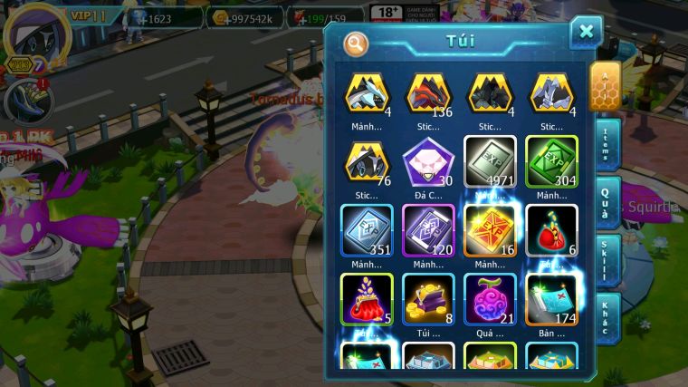 MÃ : #TTS3393 - SV 1383 - V11 - HOOH DYNAMAX DIANCIE DYNAMAX LUGIA BC UNVOA QVLD BC TAPU LE LE BC THẦN GIÓ BC GROUDON BC