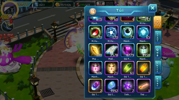 MÃ : #TTS3393 - SV 1383 - V11 - HOOH DYNAMAX DIANCIE DYNAMAX LUGIA BC UNVOA QVLD BC TAPU LE LE BC THẦN GIÓ BC GROUDON BC