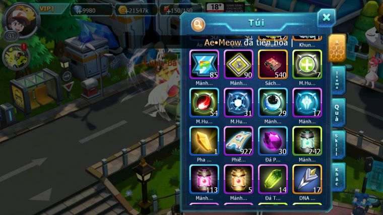 MÃ : #TTS3400 - SV1701 - LUGIA BÁ CHỦ CẶP LATI BÁ CHỦ ĐÃ SẴN MẢNH QUÁ PHÊ COMBO NGON SVM