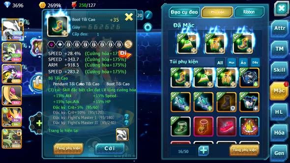 MÃ : #TTS3396 - SV 1769 - V7 TOP13 - UNVOA CELEBI RAIKOU GROUDON VỊT BẦU