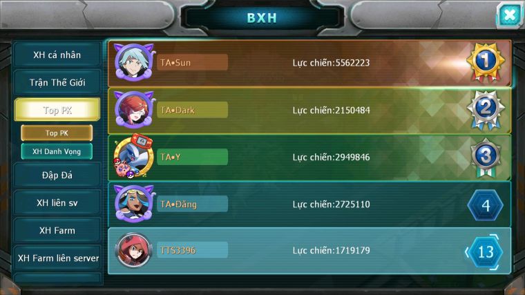 MÃ : #TTS3396 - SV 1769 - V7 TOP13 - UNVOA CELEBI RAIKOU GROUDON VỊT BẦU