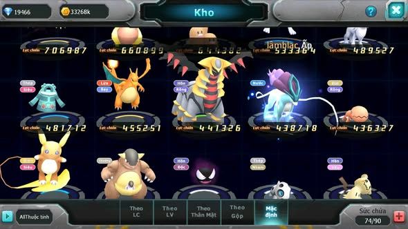 MÃ : #TTS3405 - SV 1747 - 19K KC - UNVOA GROUDON LATI SẴN 200 MẢNH LATI BC