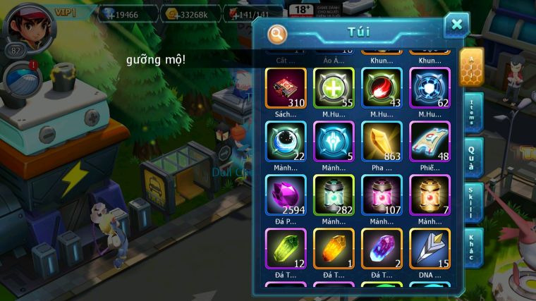 MÃ : #TTS3405 - SV 1747 - 19K KC - UNVOA GROUDON LATI SẴN 200 MẢNH LATI BC