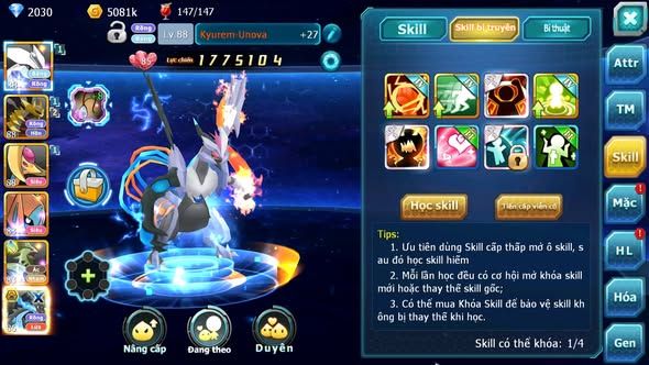 MÃ : #TTS3404 - SV 301 - V4 - UNVOA GIRATINA DEOXY NHIỀU PET TRẢI NGHIỆM